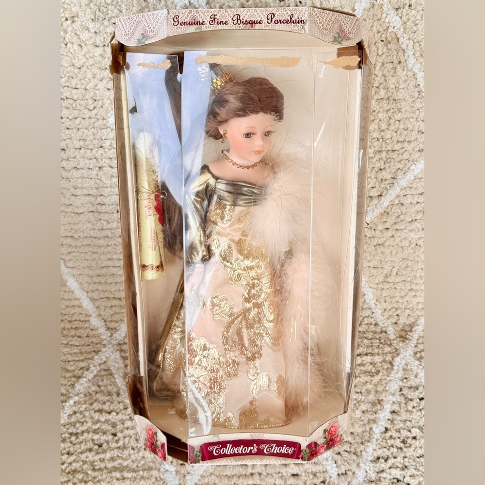 Collectors Choice Genuine Fine Bisque Porcelain Doll Limited Edition